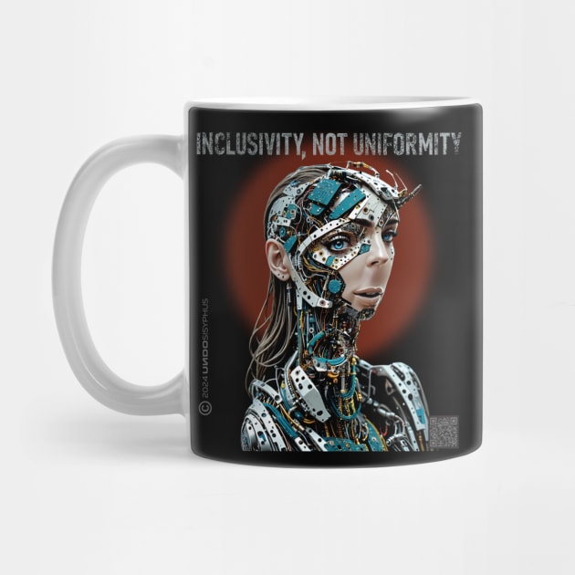 Inclusivity, Not Uniformity (Black) | UndoSisyphus™ Dystechtopia™ Collection by UndoSisyphus
